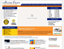 Tablet Screenshot of accessessays.com